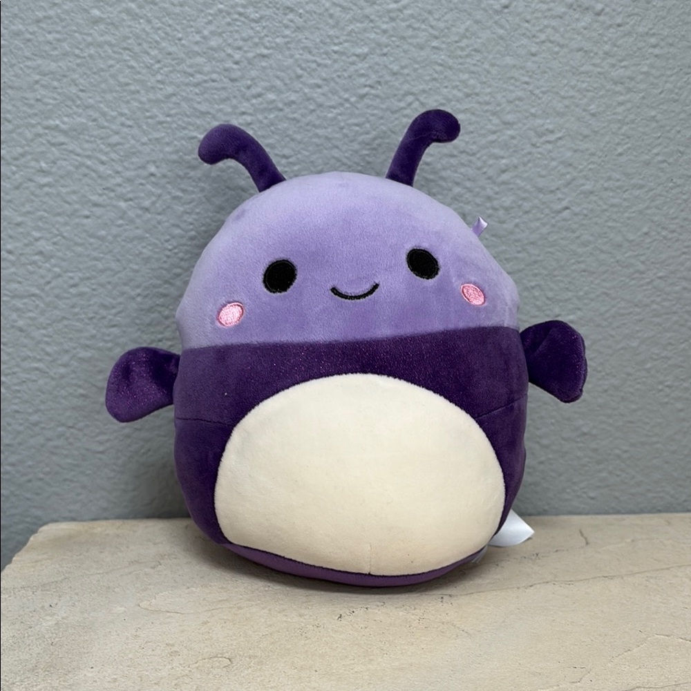 Squishmallows Purple and Cream Stuffed Animal